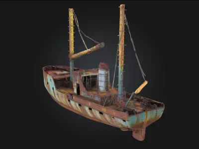 Rusty Voyage  Echoes of Forgotten Journeys 3D model