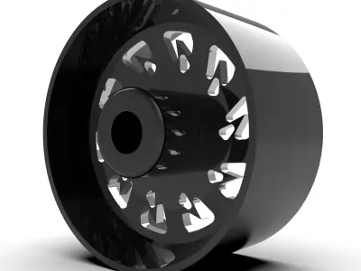 AMERICAN FORCE 6G14 SIDEWAYS SD WHEEL 3D print model