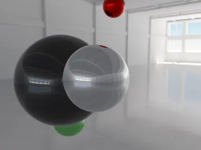 HDRI - Industrial Hangar Hall Interior 4 Texture