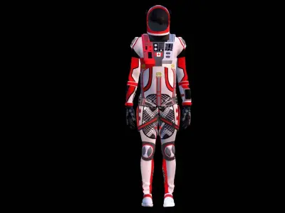 Astronaut Spacesuit Canada 3D model