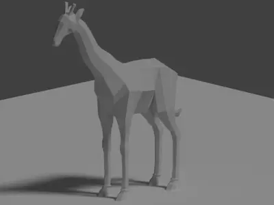 Lowpoly Animals and Dinosaurs Free low-poly 3D model