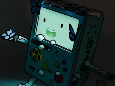 BMO from adventure time show Free 3D model