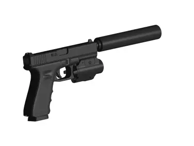 Glock 17 3D model buy