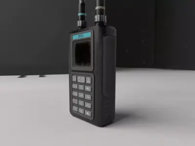 Bulat V4 FPV Drone Detector Low-poly 3D model
