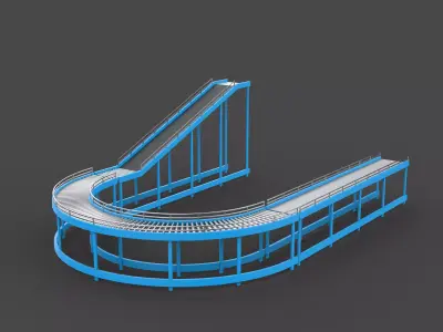 conveyor belt 3D model buy
