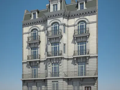 City Building 02 3D model