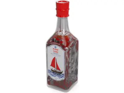 Sauces and Pastes Thai Fish Sauce Low-poly 3D model