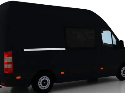 Mercedes Benz Sprinter L2H3 2015 Crew Van EU 3D model