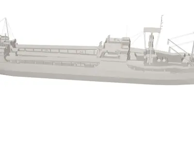 Military Ship 3D model