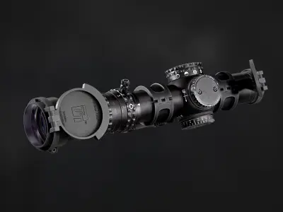 Nightforce ATACR 1-8x24mm  Scalarworks LEAP07 Low-poly 3D model