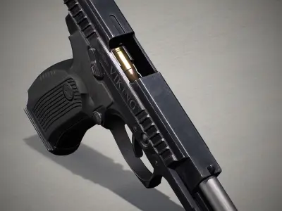 MP-445 Viking Free low-poly 3D model