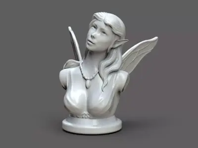 Fairy Bust 3D print model