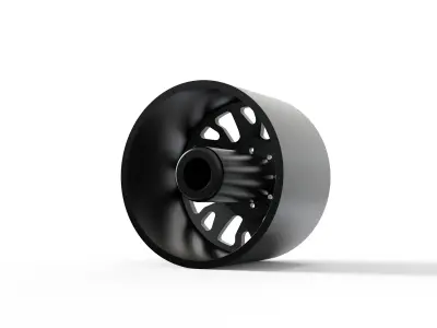 FRONT SPECIALITY FORGED D033 WHEEL 3D MODEL 3D model