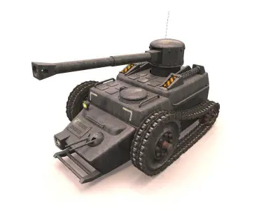 Steampunk Tank Bryce 7 Model 3D model