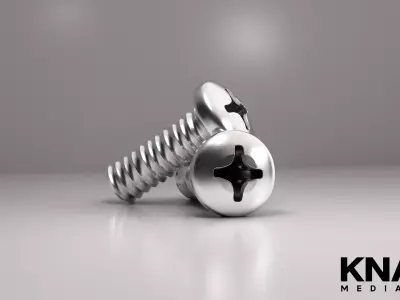 M3 Phillips Head Screw Premium PBR Industrial Kitbash Asset 3D model