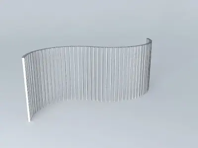 Flex C 4 Inch Curved Wall Free 3D model