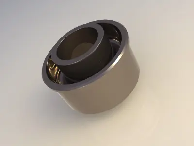 Miscellaneous ball bearing on wall Free 3D model