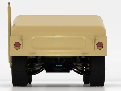 Humvee M998 3D print model