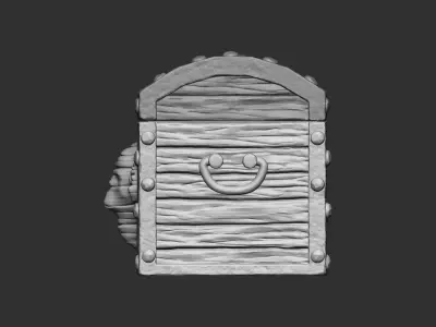 Pirate chest 3D print model purchase
