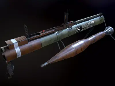 Rocket Launcher 3D model purchase