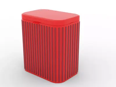 Dustbin Low-poly 3D model purchase