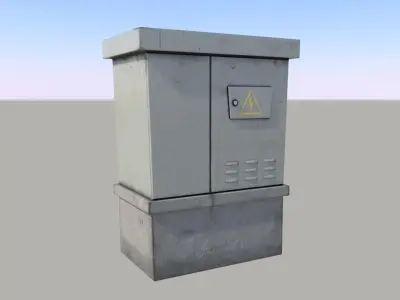 Electric Panel 3d model 3D model