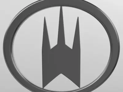baz  logo 3D model