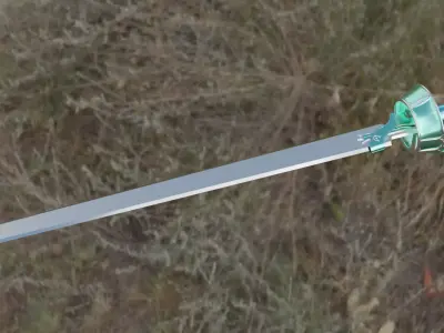 Lambent Light sword Low-poly 3D model