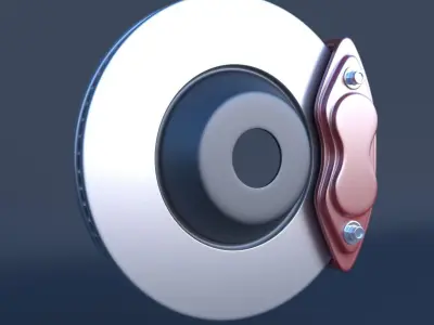Mercedes Benz Brakes 3D model