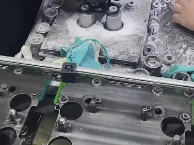 Semi-automatic Compressor Foot Assembly Machine 3D model