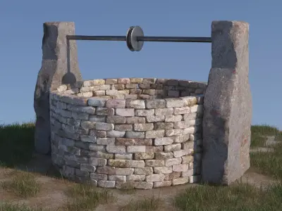 old well 3D model