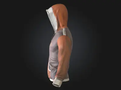 Invisible Hoodie  Cloak of Modern Stealth 3D model