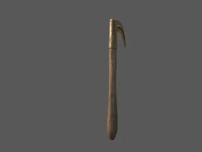 Bronze Age Sickle Low-poly 3D model