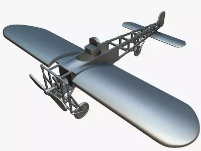 Bleriot XI - 3D Printable Model 3D print model