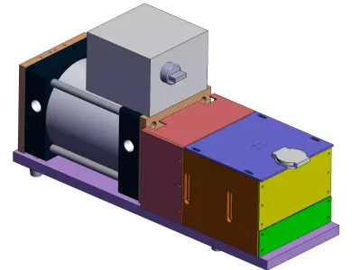 Pin Cutting Machine  3D model