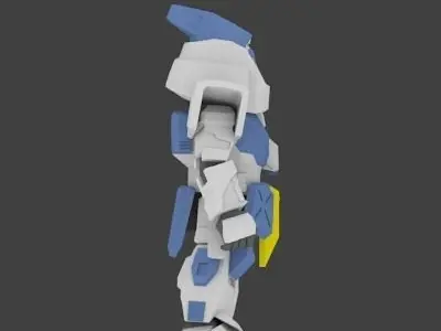 Super Mecha 23 - Arram of Code Name A12RM Low-poly 3D model
