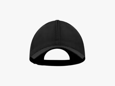 Baseball Cap All Black - Game Ready PBR 4K Low-poly 3D model