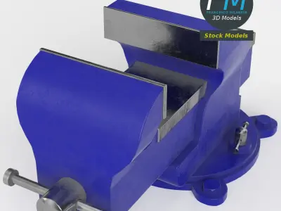Table vise clamp 3D model