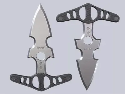 Punch dagger Low-poly 3D model