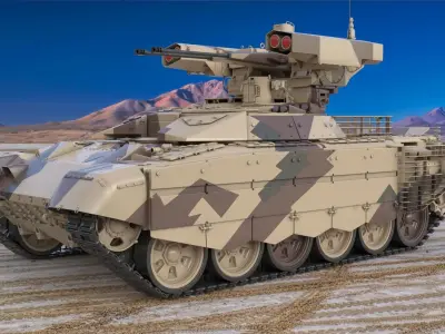 Tank Terminator BMPT 72 Desert 3D model