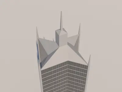 Skyscraper building  Free 3D model