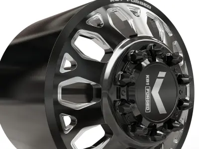 FRONT KG1 KD002-B-2 DUALLY WHEEL 3D MODEL 3D model
