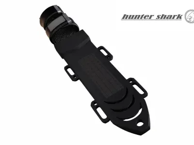 hunter knife 3D model
