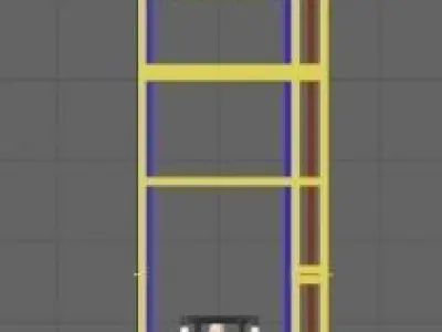 Pallet Lifter 3D designed 3D model