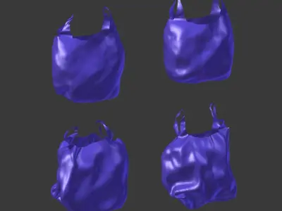Plastic Sack - Bag Debris 3D model