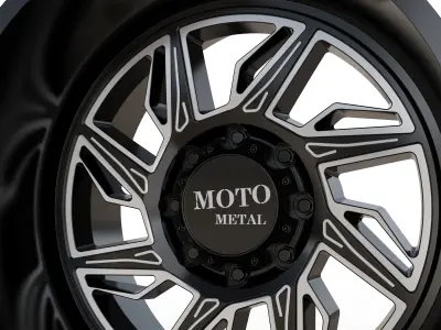 MOTO METAL HURRICANE WHEEL 3D MODEL 3D model