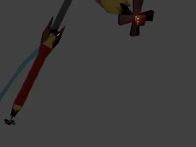 Elven Sword Free 3D model