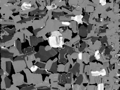 Sci Fi Green Rifle 3D model