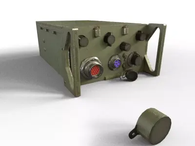 Military Radio Communication 3D model