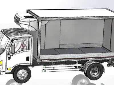Refrigerated Truck  3D model